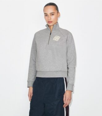 Embroidered French Terry Sweatshirt