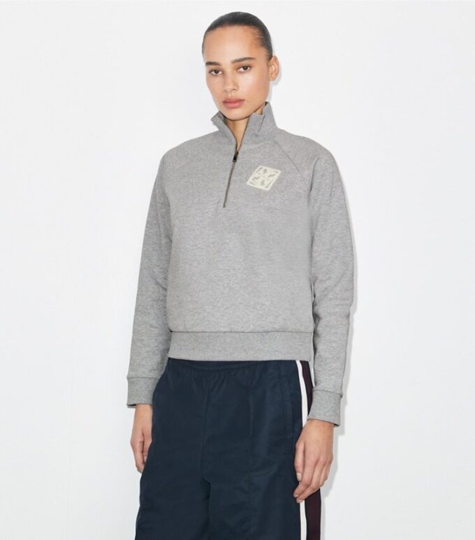 Embroidered French Terry Sweatshirt