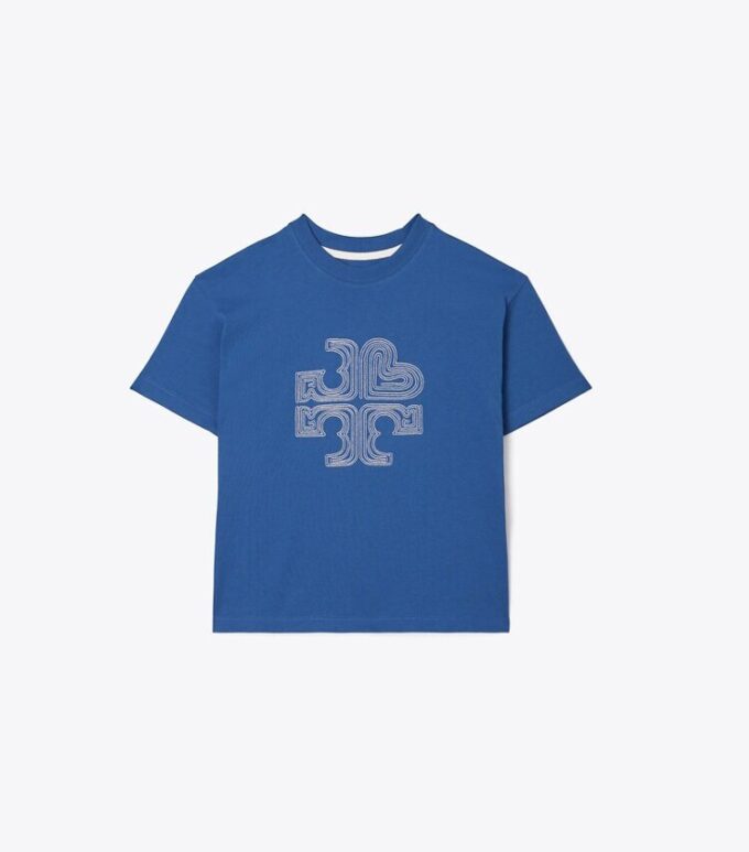 Embroidered Heart Logo T-Shirt