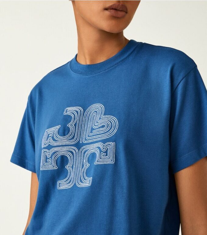 Embroidered Heart Logo T-Shirt