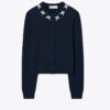 Embroidered Merino And Cashmere Cardigan
