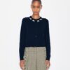 Embroidered Merino And Cashmere Cardigan