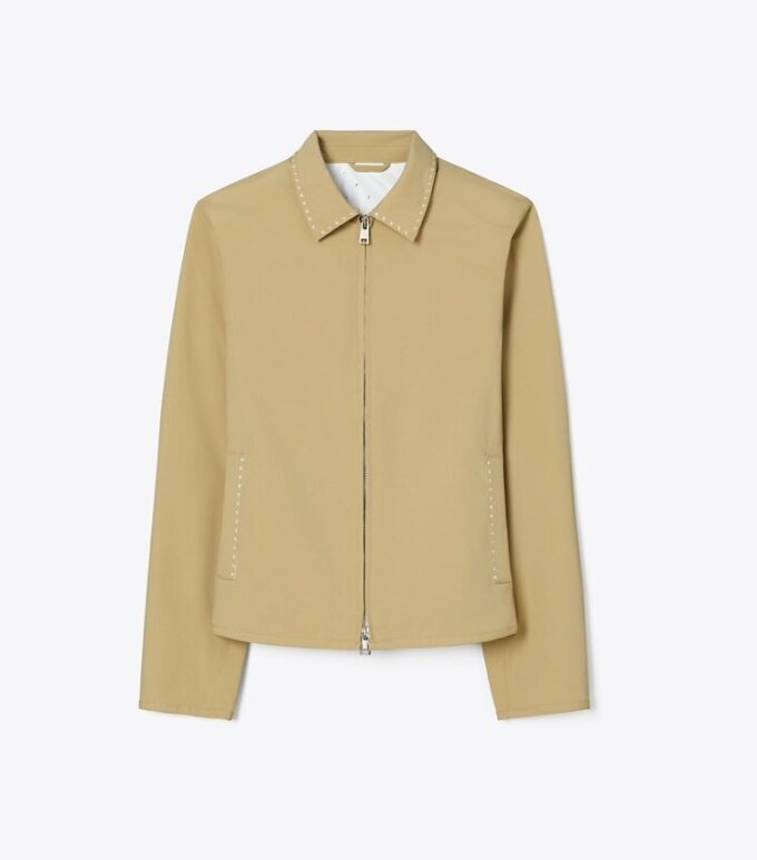 Embroidered Nylon Golf Jacket