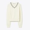 Embroidered Wool Sweater