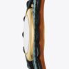 Evil Eye Bangle Watch, Luggage Leather/Green, 27 Mm