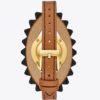 Evil Eye Bangle Watch, Luggage Leather/Green, 27 Mm