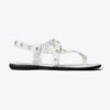 Eyelet Toe Ring Sandal
