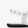 Eyelet Toe Ring Sandal