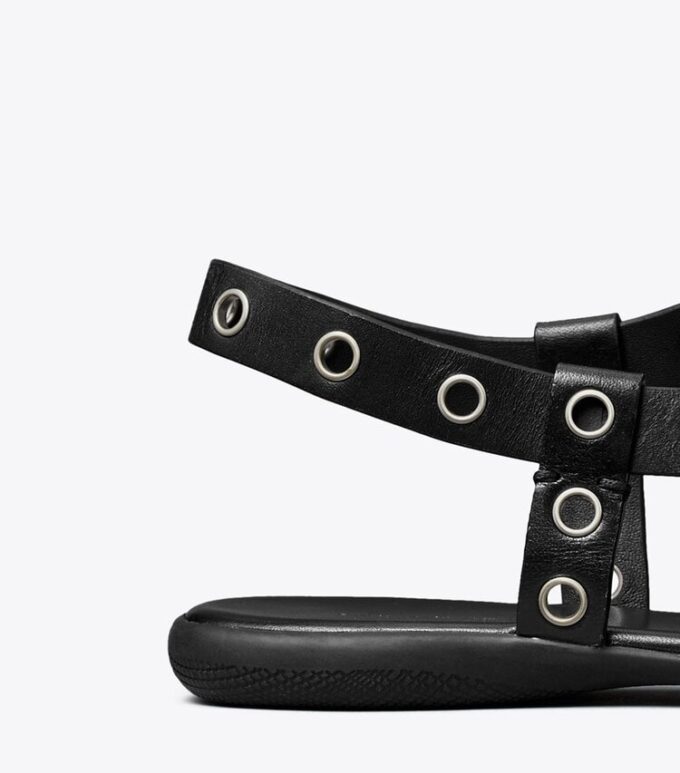 Eyelet Toe Ring Sandal