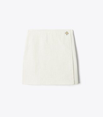 Faux Crinkle Leather Skirt