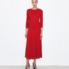 Flared Viscose Dress Flared Viscose Dress