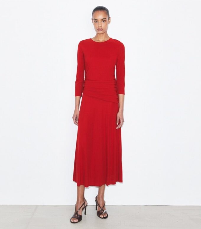 Flared Viscose Dress Flared Viscose Dress