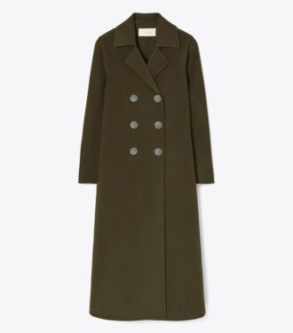 Flared Wool Coat