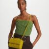 Fleming Patent Pintuck Small Convertible Shoulder Bag Fleming Patent Pintuck Small Convertible Shoulder Bag