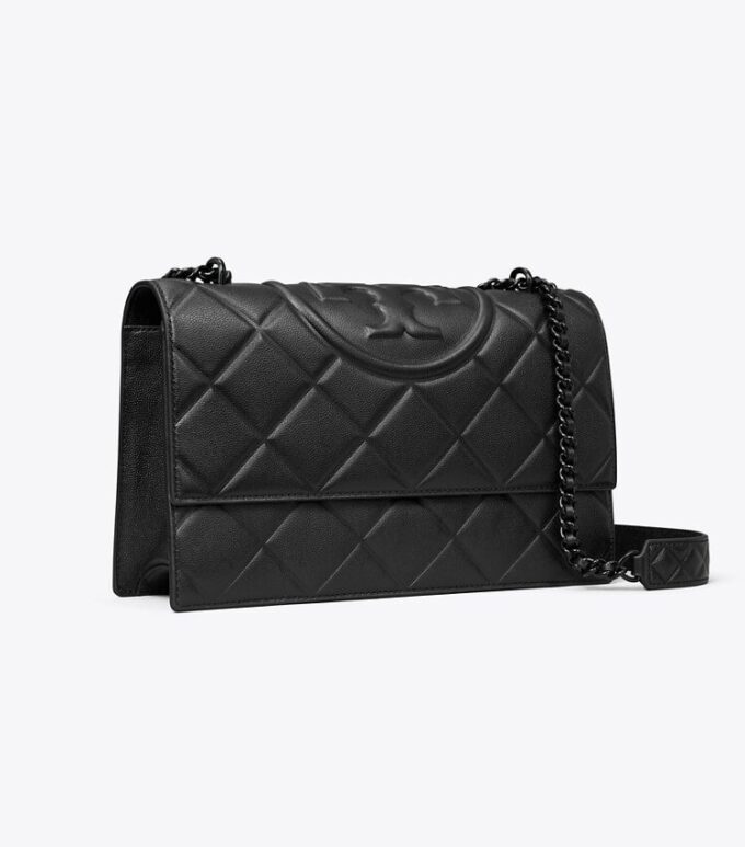 Fleming Polished-Grain Shoulder Bag Fleming Polished-Grain Shoulder Bag
