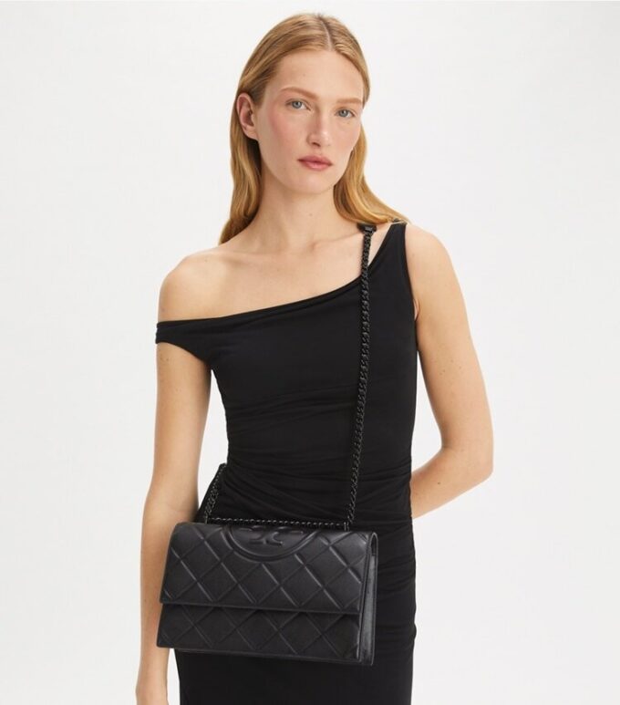 Fleming Polished-Grain Shoulder Bag Fleming Polished-Grain Shoulder Bag