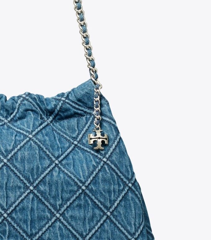 Fleming Soft Denim Hobo Bag
