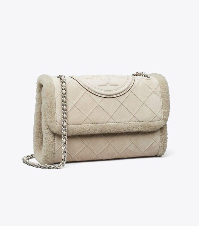Fleming Soft Shearling Convertible Shoulder Bag