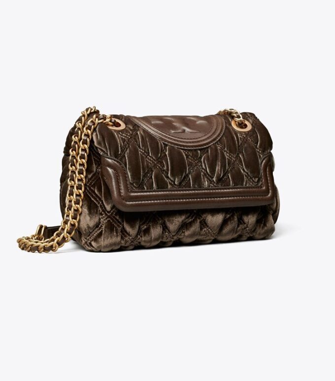 Fleming Soft Velvet Small Convertible Shoulder Bag