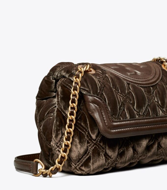 Fleming Soft Velvet Small Convertible Shoulder Bag