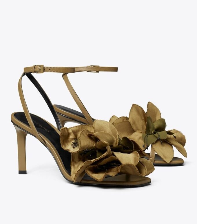 Flower Heeled Sandal Flower Heeled Sandal