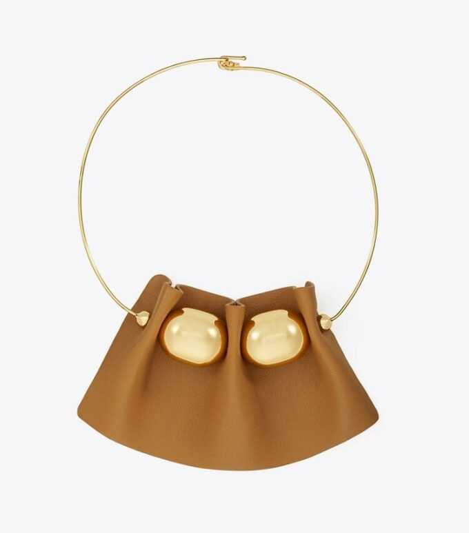 Fluted Leather Collar Necklace Fluted Leather Collar Necklace