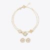 Forget Me Not Bracelet And Earrings Gift Set Forget Me Not Bracelet And Earrings Gift Set