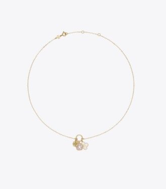 Forget Me Not Charm Pendant Necklace