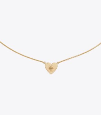Forget Me Not Heart Pendant Necklace