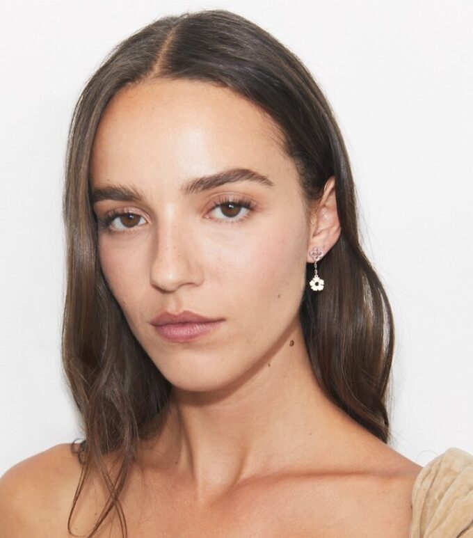 Forget Me Not Linear Earrings