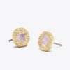 Forget Me Not Pavé Stud Earring