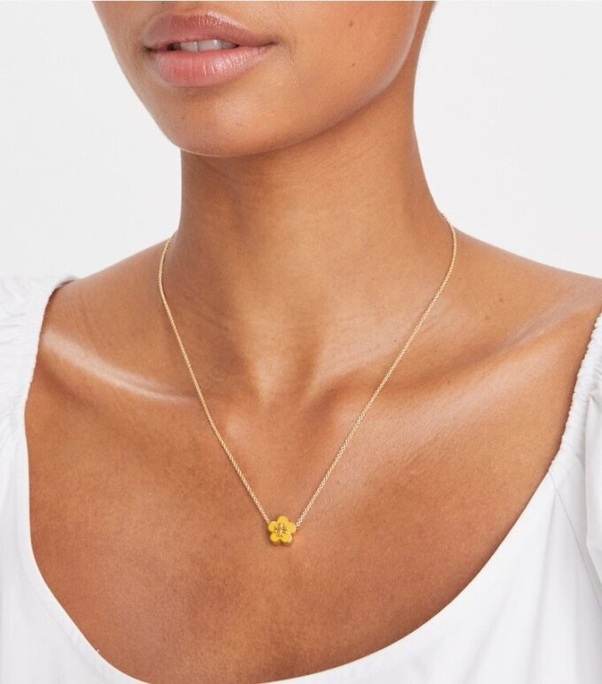 Forget Me Not Pendant Necklace