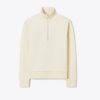 French Terry Logo Sleeve Half-Zip Sweatshirt