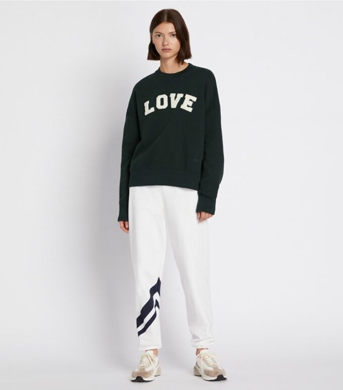 French Terry Varsity Crewneck