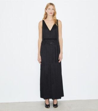 Fringe Viscose Dress