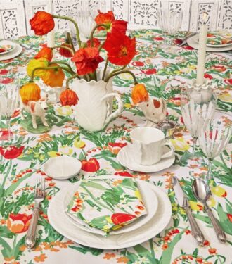 Garden Oblong Tablecloth, 126″ X 70″