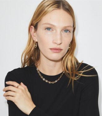 Gemini Link Pavé Necklace