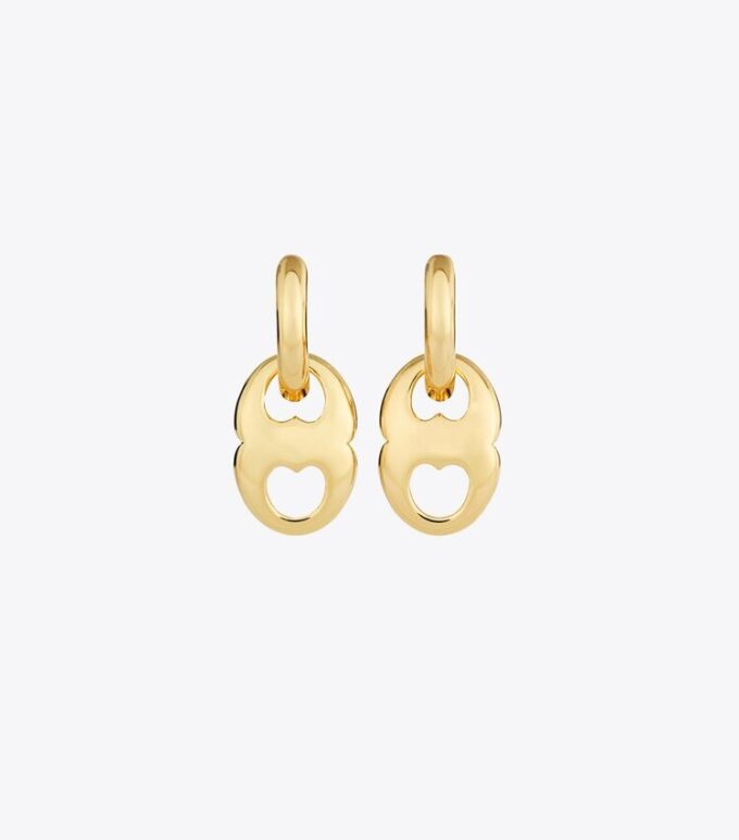 Gemini Link Small Hoop Earrings