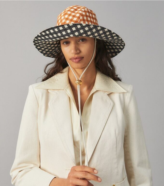 Gingham Reversible Bucket Hat Gingham Reversible Bucket Hat