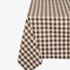 Gingham Tablecloth, 120″ X 70″ Gingham Tablecloth, 120″ X 70″