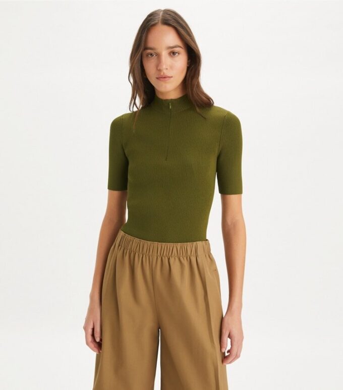 Half-Zip Crewneck Sweater Half-Zip Crewneck Sweater