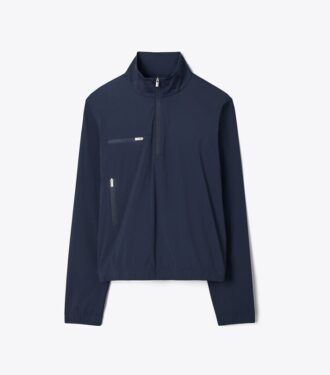Half-Zip Nylon Golf Jacket