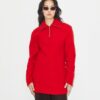 Half-Zip Wool Sweatshirt
