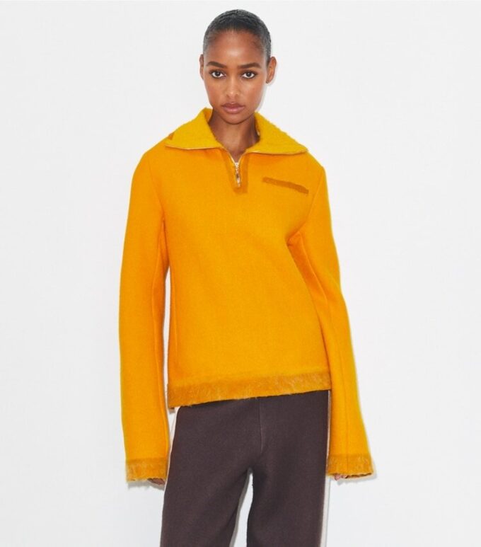 Half-Zip Wool Sweatshirt Half-Zip Wool Sweatshirt