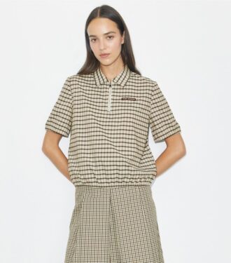 Half-Zip Yarn-Dye Polo