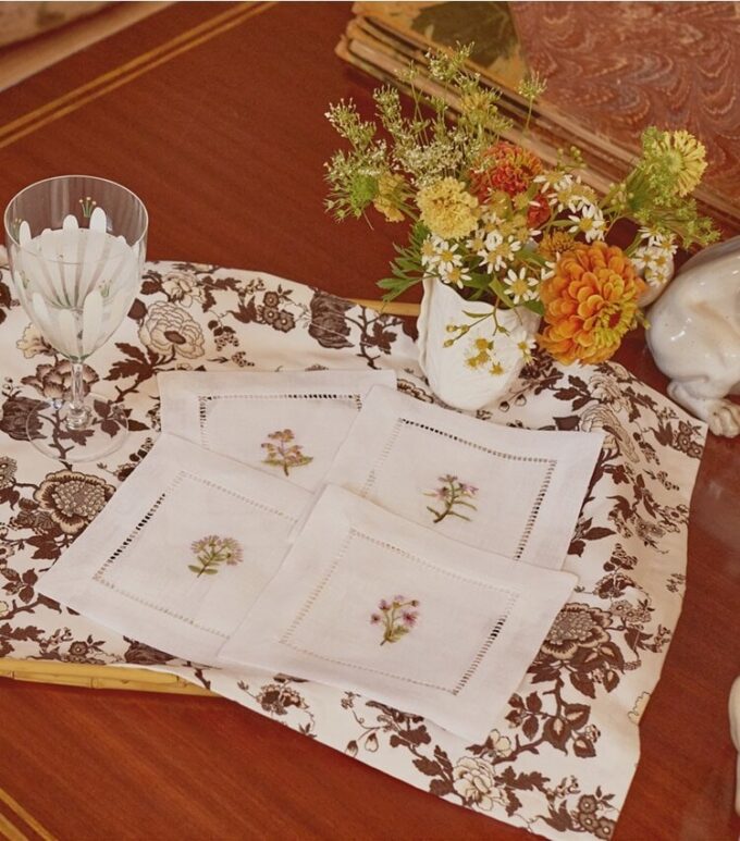 Happy Times Bouquet Placemat, Set Of 4 Happy Times Bouquet Placemat, Set Of 4
