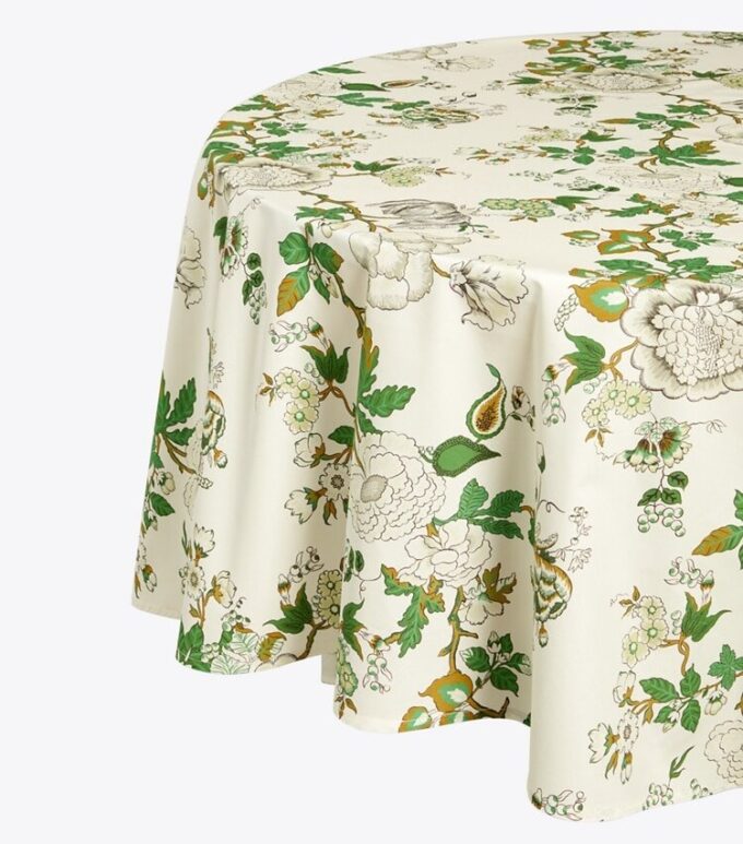 Happy Times Bouquet Round Tablecloth, 108″ Happy Times Bouquet Round Tablecloth, 108″