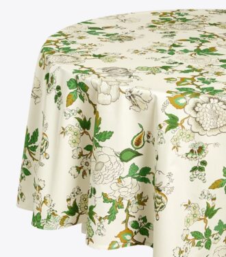 Happy Times Bouquet Round Tablecloth, 120″