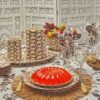 Happy Times Bouquet Square Tablecloth, 70″ X 70″ Happy Times Bouquet Square Tablecloth, 70″ X 70″