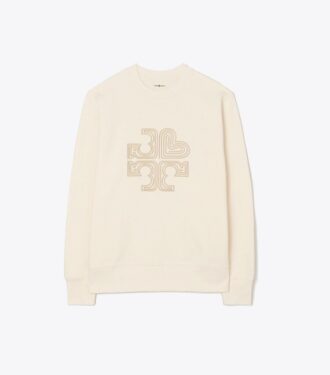 Heavy French Terry Heart Logo Crewneck